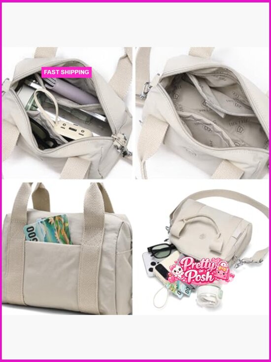 Mini Nylon Backpack Purse for Women Lightweight Durable Small Wallet